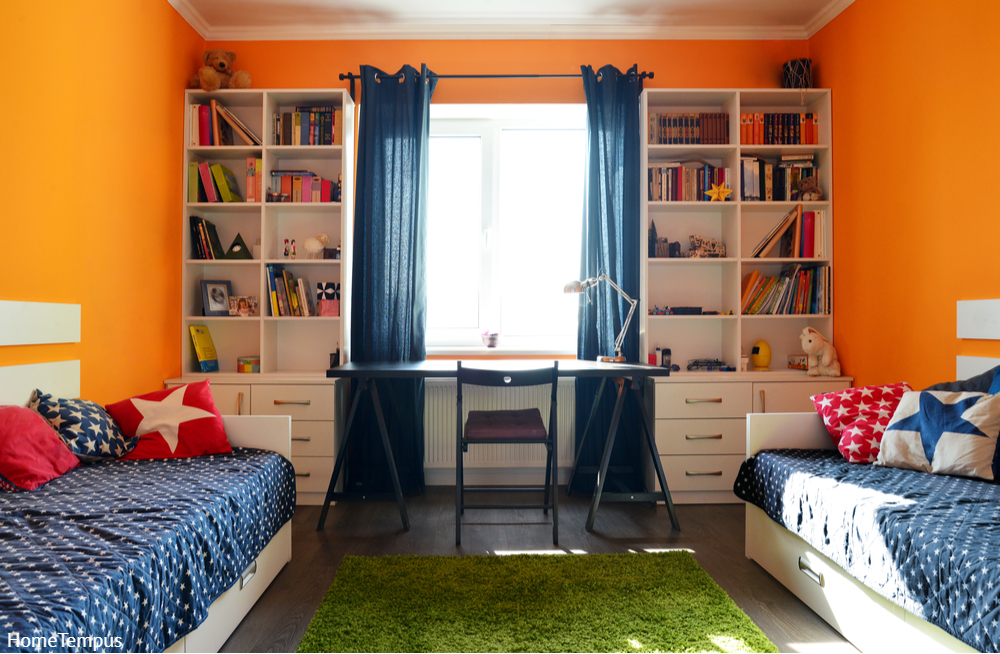 shades of orange - True Orange Bedroom Wall