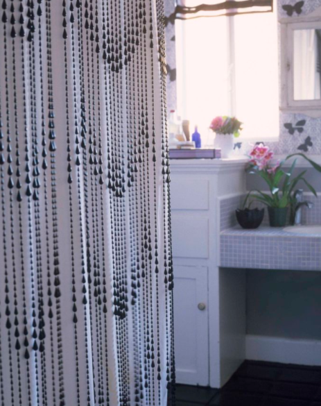 Shower Curtain Alternative | Beaded Curtain