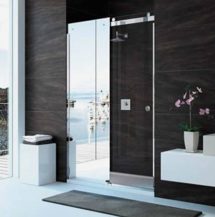 Mirror shower curtain alternative - Modern shower curtains
