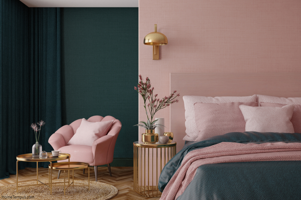 Green and Pink Bedroom Walls - Bedroom Colors